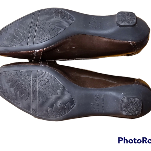 AK Anne Klein iflex Tortoiseshell Patent Leather Loafer Slip On Women 6.5 M - Picture 8 of 8